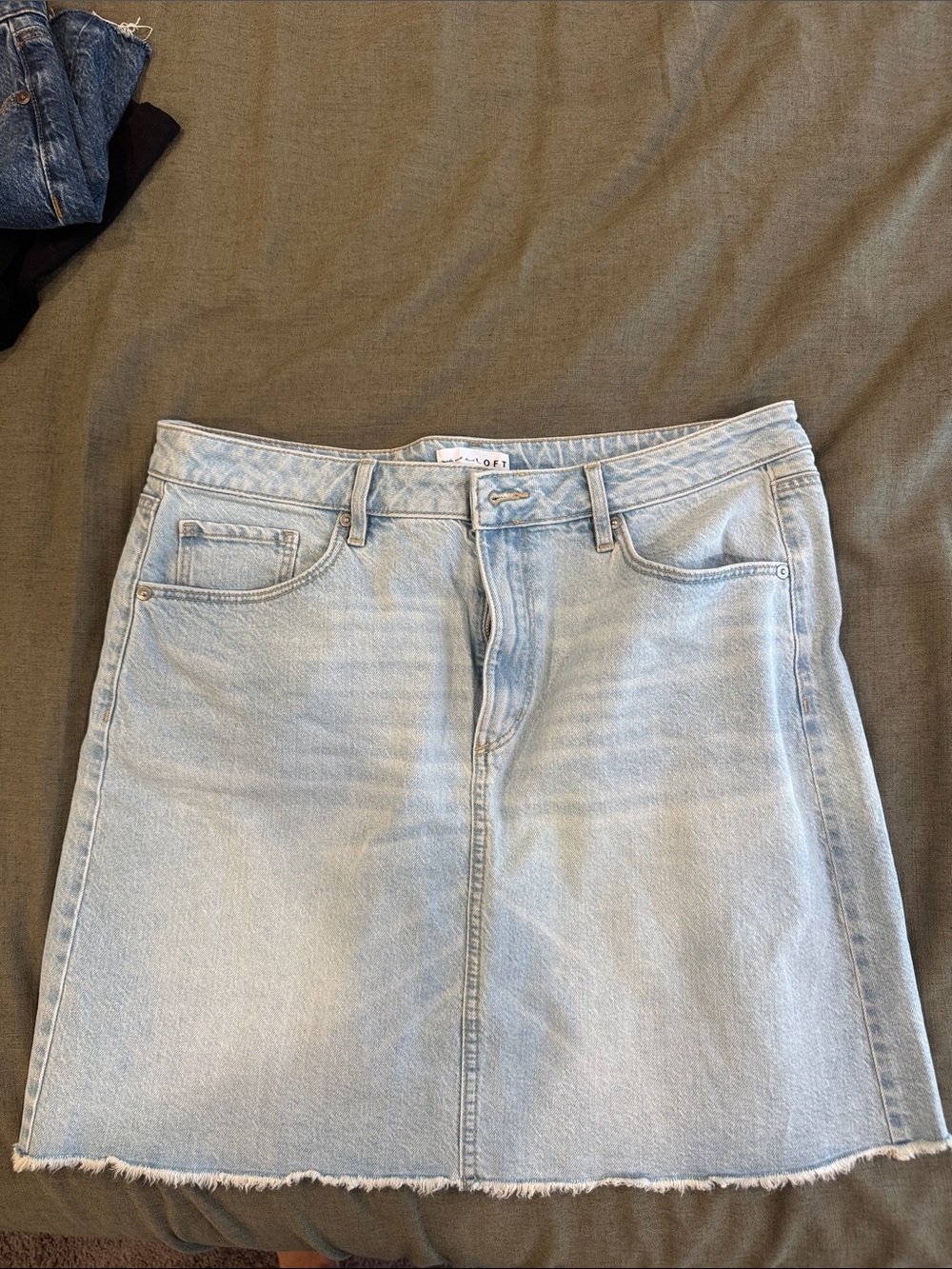 Loft denim skirt. NWOT.